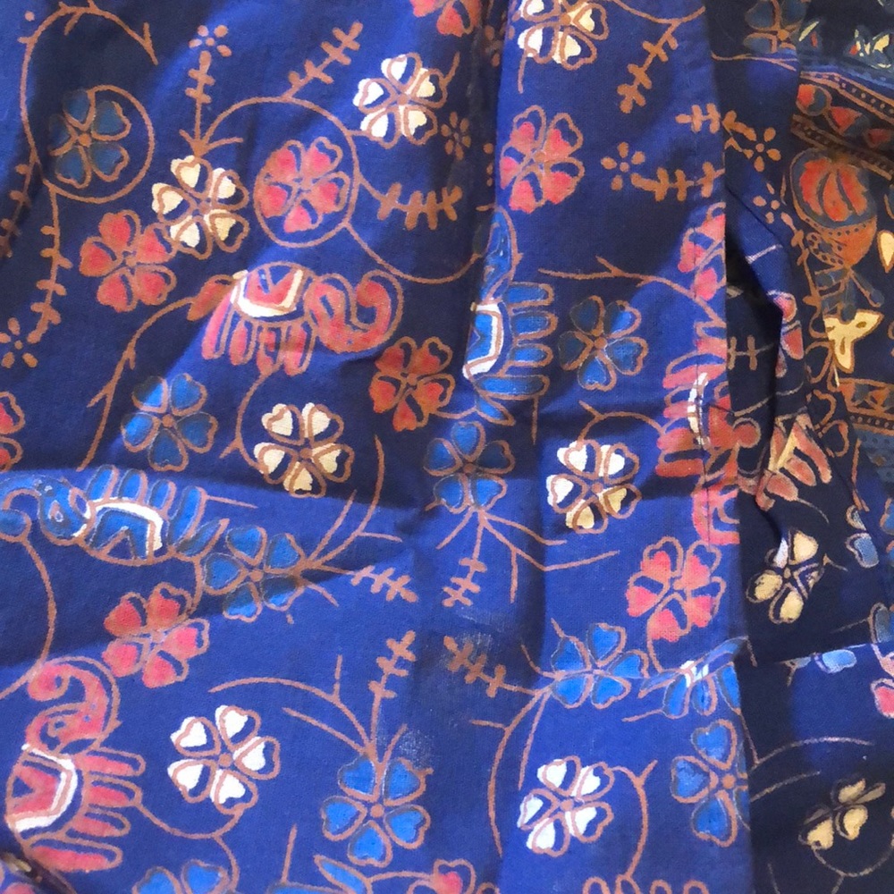 Navy blue tapestry
